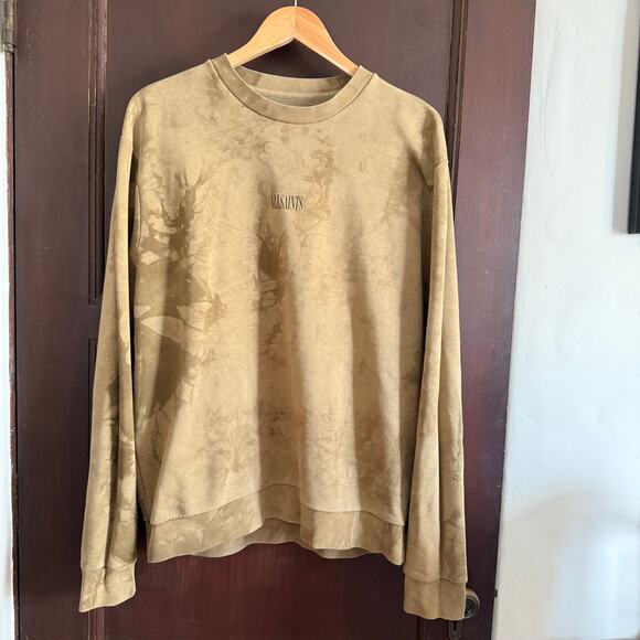 ALLSAINTS | Clay Tie Dye Spellout Logo Crewneck Sweatshirt | Medium - Picture 1 of 11